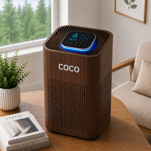 SMART AIR PURIFIER DARK WOOD | Ai HEPA 13++ ( PRE-BOOKING )