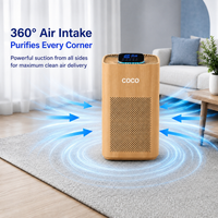 SMART AIR PURIFIER LIGHT WOOD | Ai+ HEPA 13 ( PRE-ORDER )