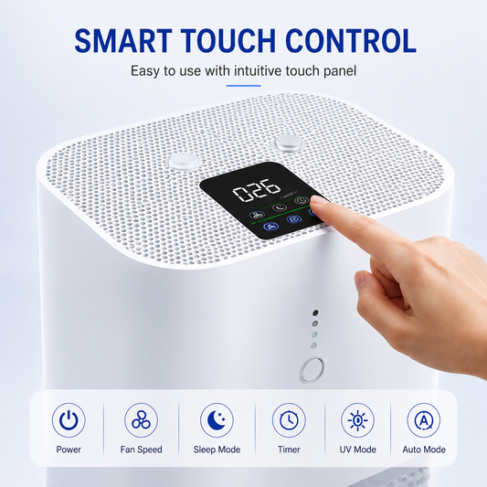 DESKTOP SMART AIR PURIFIER | HEPA 13 ( PRE-ORDER )