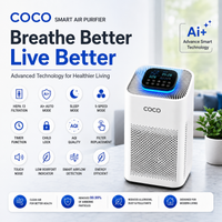 SMART AIR PURIFIER WHITE | Ai+ HEPA 13