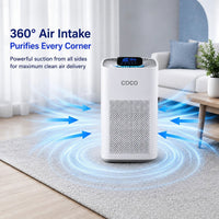 SMART AIR PURIFIER WHITE | Ai+ HEPA 13