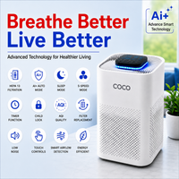 SMART AIR PURIFIER WHITE + 1 EXTRA HEPA 13 FILTER
