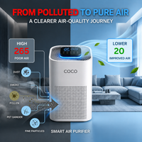 SMART AIR PURIFIER WHITE + 1 EXTRA HEPA 13 FILTER
